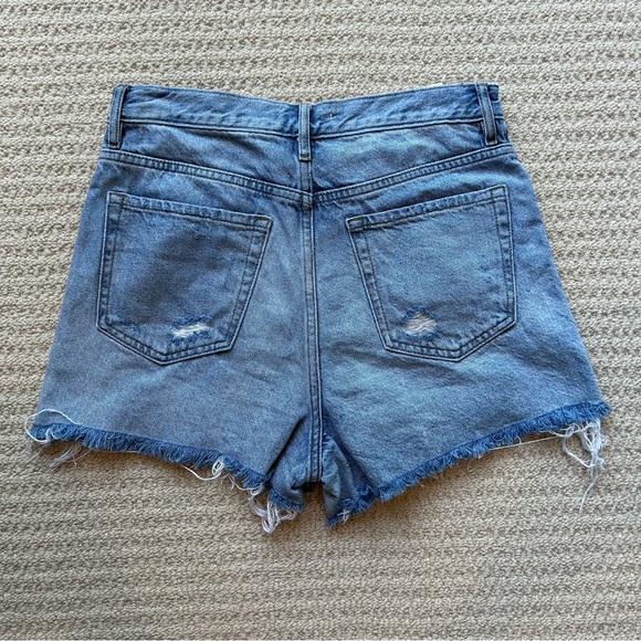 Pacsun Ultra High Rise Distressed Jean Shorts - Picture 3 of 6